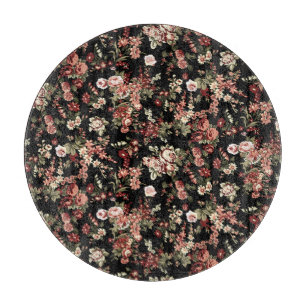 Nahtloser floraler Hintergrund: Blume Muster. Schneidebrett