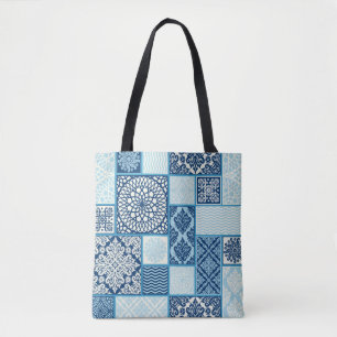 nahtloser Hintergrund, Fliesen aus Fliesen.  Tasche