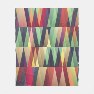 Nahtloser Hintergrund mit vielen Trianglesstreet, Fleecedecke