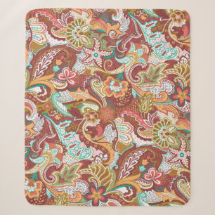 Nahtloser Paisley: elegantes Hintergrundmuster. Sherpadecke