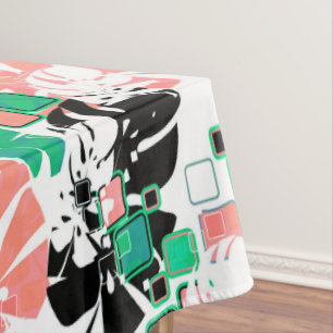 Nahtloser tropischer Dschungel abstrakte moderne B Tischdecke