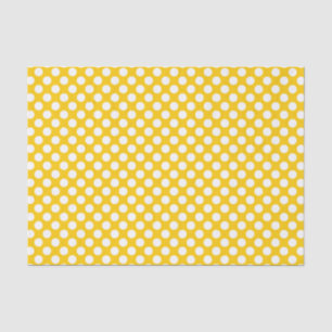 Nahtloser weißer Polka-Punkt - Anpassbarer Hinterg Seidenpapier