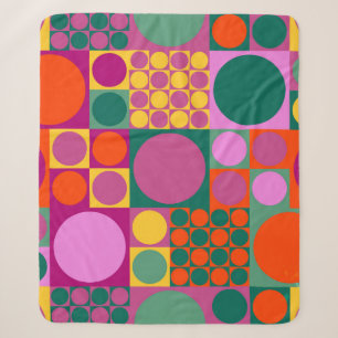 Nahtloses abstraktes geometrisches Hintergrundmust Sherpadecke