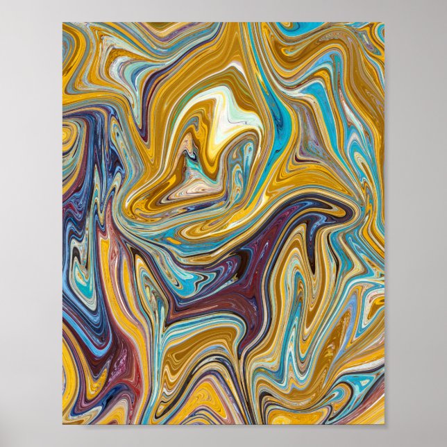 Nahtloses abstraktes Muster Poster (Vorne)