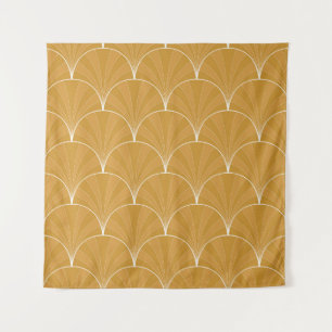 Nahtloses Art Deco-Muster. Vintage minimalistische Wandteppich