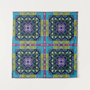 Nahtloses Aztekenmuster. Ikat Chevron Stoff. Wiede Wandteppich