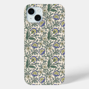 Nahtloses blaues, gelbes und weißes Blumenmuster Case-Mate iPhone Hülle