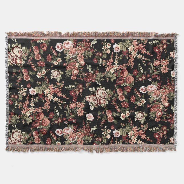 Nahtloses Blumenhintergrundmuster: Blumenmuster. Decke (Vorderseite)