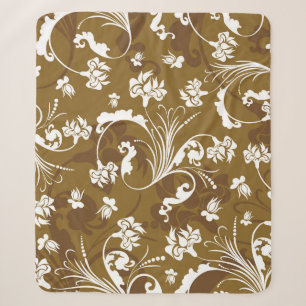 Nahtloses Blumenmuster. abstrakt,kunst,hintergrund Sherpadecke