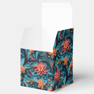 Nahtloses Blumenmuster Muster Muster Bevorzugung B Geschenkschachtel