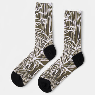 Nahtloses Botanisches Bottom Lands Camo Socken
