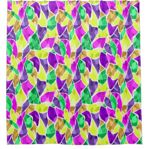 Nahtloses Fliesenmosaik kaleidoscope abstrakt mode Duschvorhang