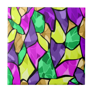Nahtloses Fliesenmosaik kaleidoscope abstrakt mode Fliese