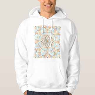 Nahtloses Fliesenmuster: dekoratives, vielseitiges Hoodie