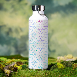 Nahtloses geometrisches Gemustertes Kupfervakuum 3 Trinkflasche