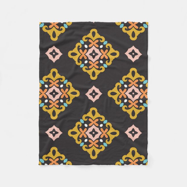 Nahtloses geometrisches Muster. Abstraktes Texturd Fleecedecke (Vorderseite)