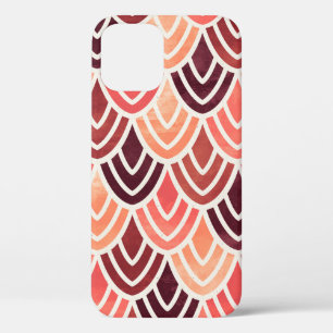 Nahtloses geometrisches Muster auf Papiertextur Case-Mate iPhone Hülle