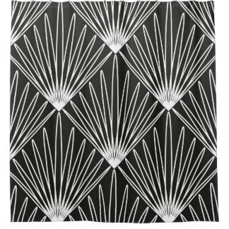 Nahtloses geometrisches Muster Duschvorhang