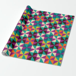 Nahtloses geometrisches Muster Geschenkpapier