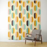 Nahtloses geometrisches Muster im Retro-Stil