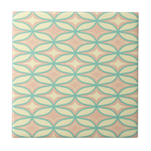 Nahtloses geometrisches Muster in Diamantformen Fliese
