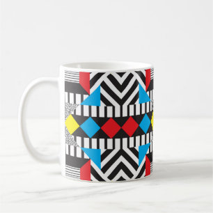 Nahtloses geometrisches Muster in modernem abstrak Kaffeetasse