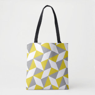 Nahtloses geometrisches Muster mit Dreiecken, Rhom Tasche