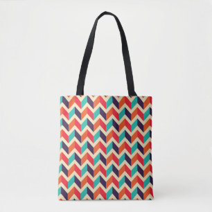 Nahtloses geometrisches Muster mit Zickzackhinterg Tasche