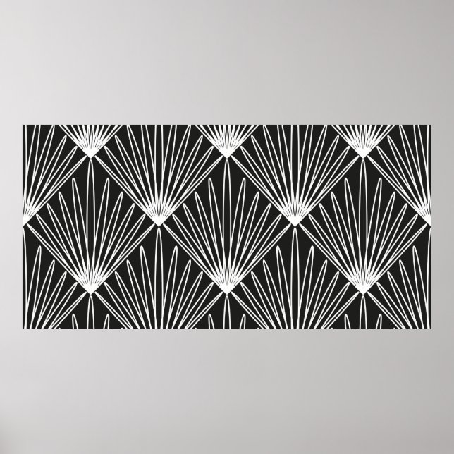 Nahtloses geometrisches Muster Poster (Vorne)