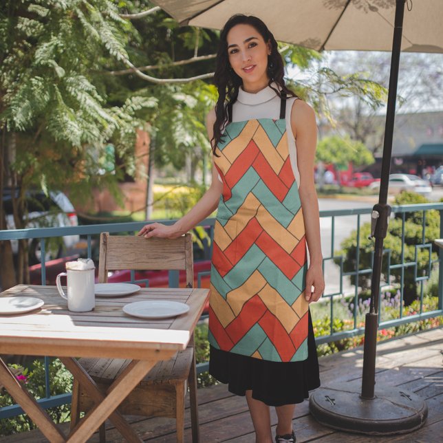 Nahtloses geometrisches Muster Schürze (Seamless Geometric Shape Pattern apron)