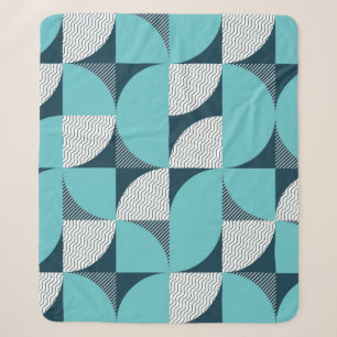 Nahtloses geometrisches Muster Sherpadecke