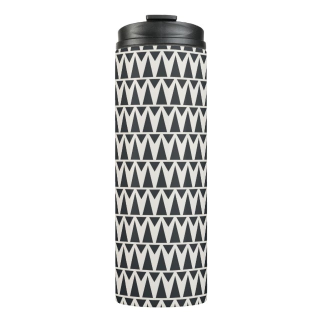 nahtloses geometrisches Muster Thermosbecher (Vorderseite)
