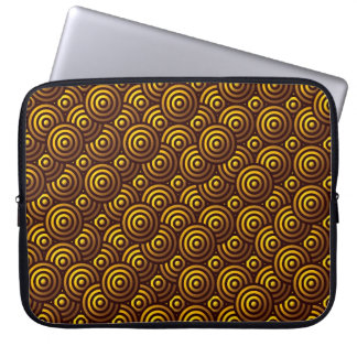 Nahtloses Gold-Muster Laptopschutzhülle