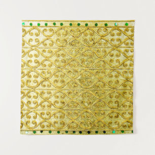 Nahtloses Gold Wandteppich