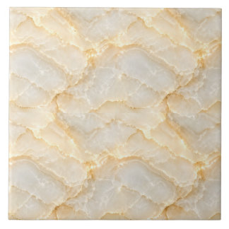 Nahtloses Golden Onyx Marmor Wellenmuster Fliese