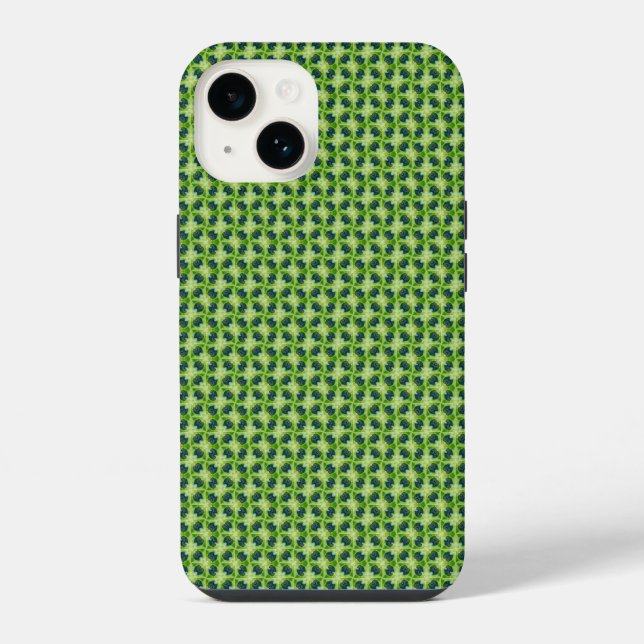 Nahtloses Grasmuster iPhone 14 Hülle (Rückseite)