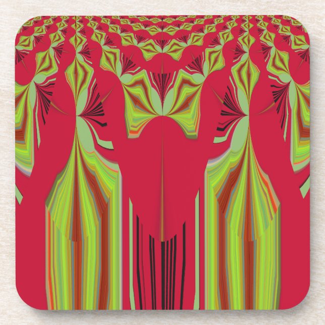 Nahtloses Hakuna Matata-Design Untersetzer (Vorderseite)