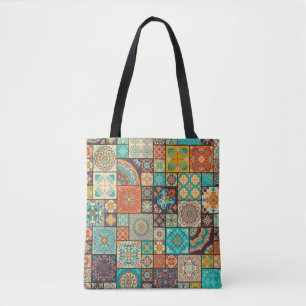 Nahtloses islamisches, arabisches Fliesenmuster. Tasche