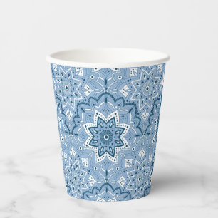 Nahtloses islamisches Blau Pappbecher