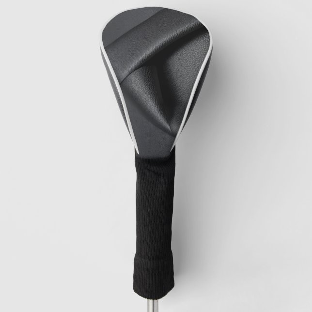 Nahtloses Ledermuster Golf Headcover (Vorderseite)