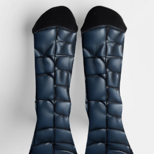 Nahtloses Ledermuster Socken