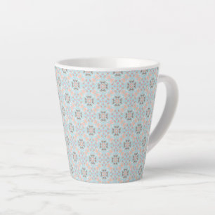 Nahtloses Muschel-Muster Milchtasse
