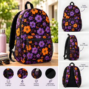 nahtloses Muster Bedruckter Rucksack