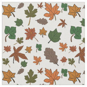 Nahtloses Muster der Herbstlaube in der Luft Stoff