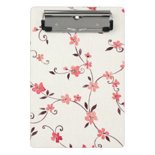 Nahtloses Muster des Aquarells mit angeredetem Mini Klemmbrett