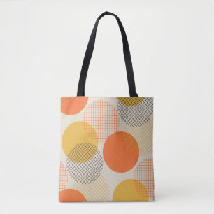 Nahtloses Muster des geometrischen Kreises Tasche