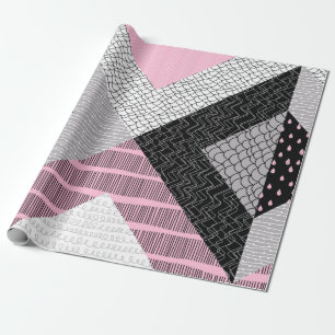 Nahtloses Muster, Fliesen aus Fliesen. Freehand Geschenkpapier