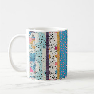 Nahtloses Muster, Fliesen aus Fliesen. Kaffeetasse