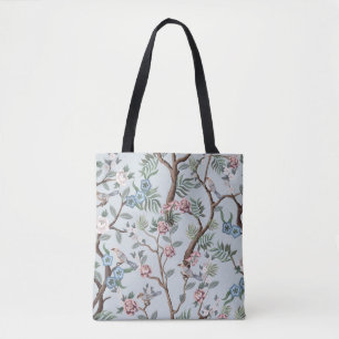 Nahtloses Muster im Chinoiserie-Stil mit Pionieren Tasche