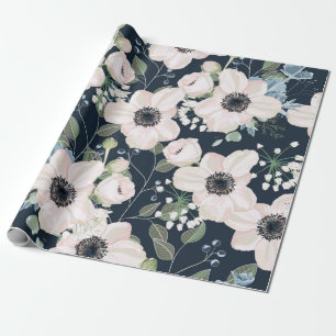 Nahtloses Muster im floralen Aquarellstil: g Geschenkpapier